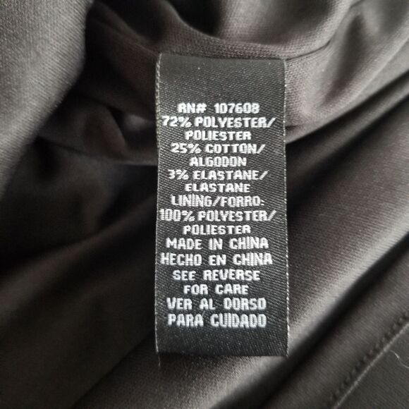 Leslie Fay layered abstract evening dress size 10 - Picture 13 of 13